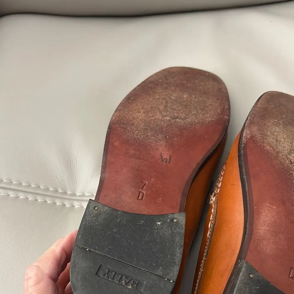 Bally Men's Brown Loafers sz 7